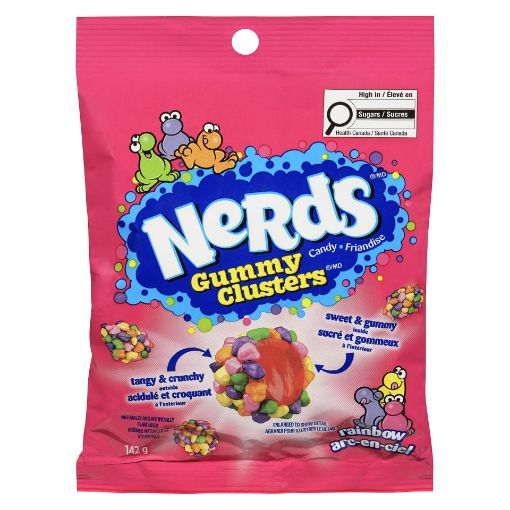 Picture of NERDS GUMMY CLUSTERS - RAINBOW 142GR